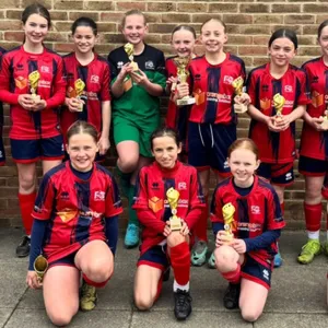 #ShoutoutSaturday⚽️ Congratulations to Year 5 pupil Norah and her team, FC Hartlepool, for winning the U11 Russell Foster Youth League Cup.👏 What a fantastic achievement — well done to everyone involved!#RedHouseSchool #Achievements #WellDone