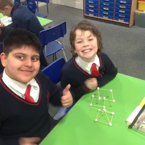 📐 The pupils in Mrs Ashton's Year 3 class enjoyed exploring 3d shapes with marshmallows!🔺 They got to be creative and hands-on while learning about shapes in a different way.#RedHouseSchool #MathsIsFun #HandsOnLearning #MarshmallowMaths #EnthusiasticLearners  #ShapeExplorers #FunWithFood #IndependentSchoolNorthEast #NortonVillage